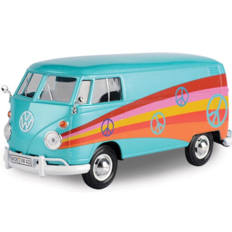 Volkswagen T1 Type 2 1962 Hippie Van 79583 Motormax 1:24