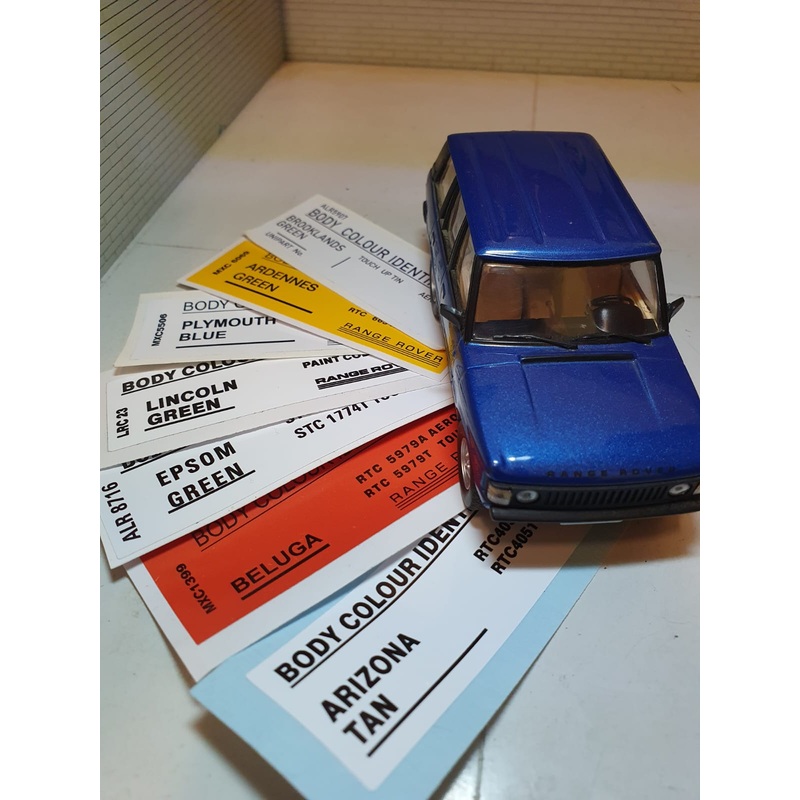 Land Rover Body Colour Identification Paint Colour Code Decals