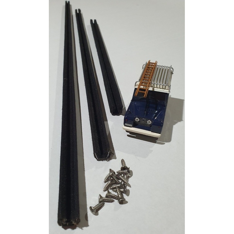 Land Rover Series 2 2a Door Top Window Channel Set & Stainless Screws