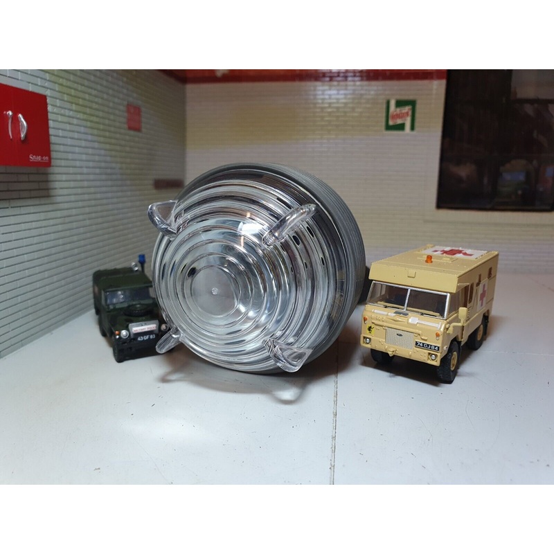 Land Rover Series Military Lightweight 600855 Polycarbonate Clear Sidelight Complete Unit