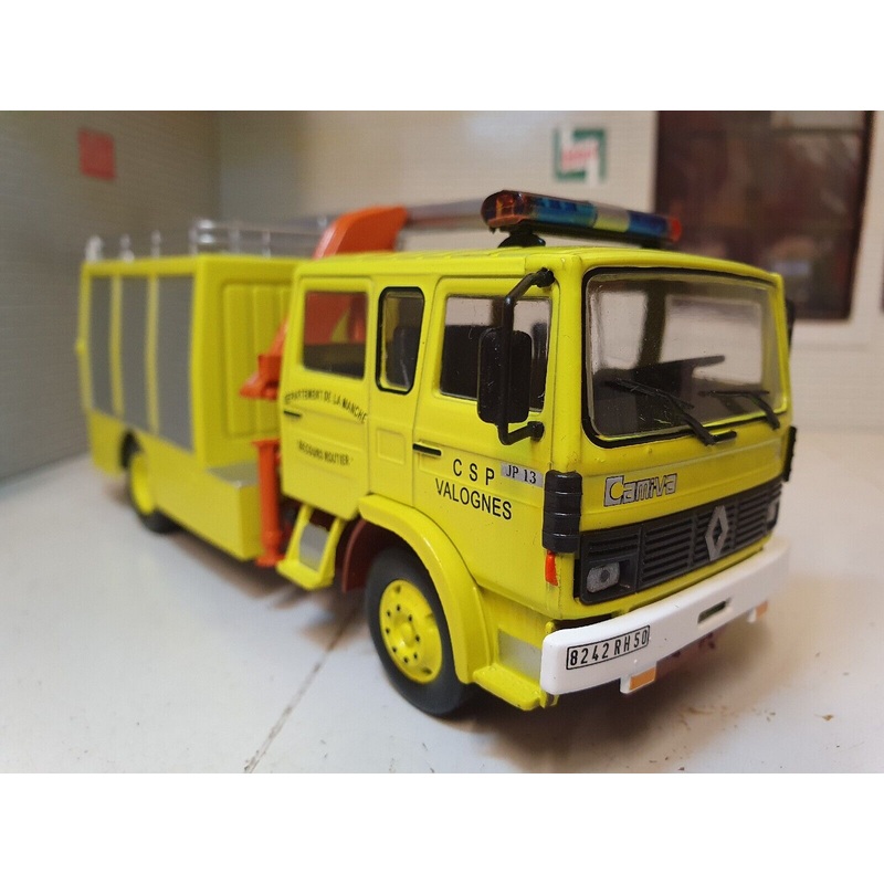 Renault 1994 JP13 Fire Engine Dept Road Rescue 1982 Midliner 1:43