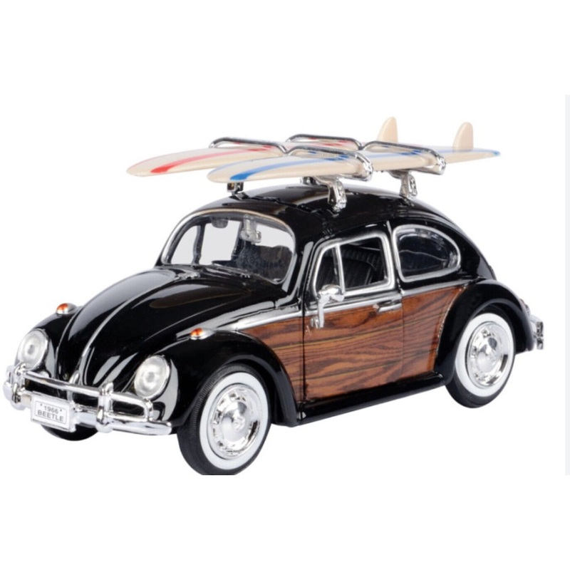 Volkswagen 1966 Beetle With Surf Boards 79591 Motormax 1:24