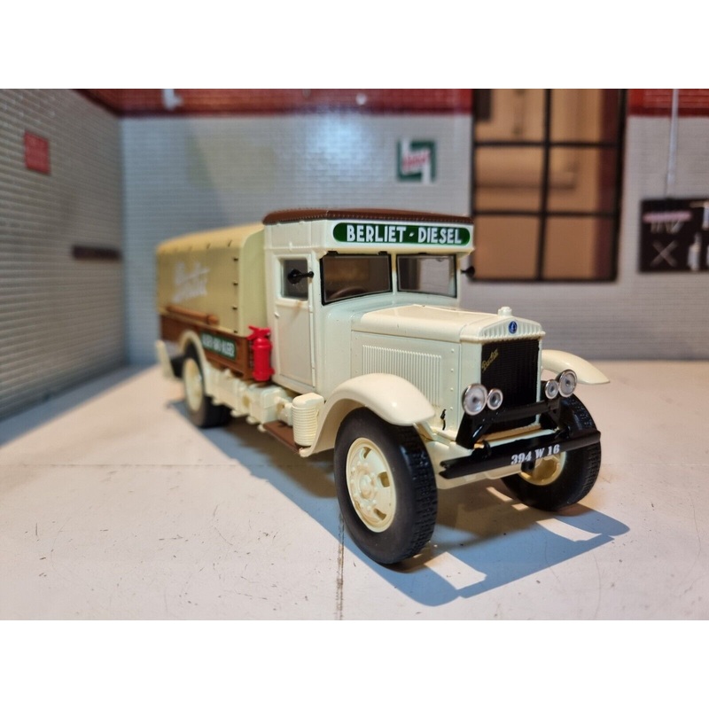 Berliet 1932 Truck Canvas Tilt Diesel Gvl 28 Telonato 1:43