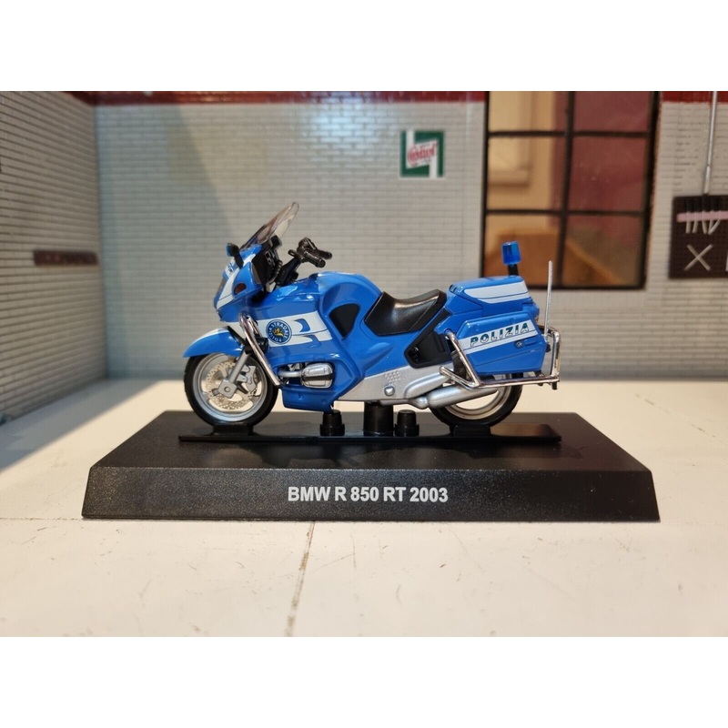 BMW 2003 R850 RT Police Motorbike 1:18
