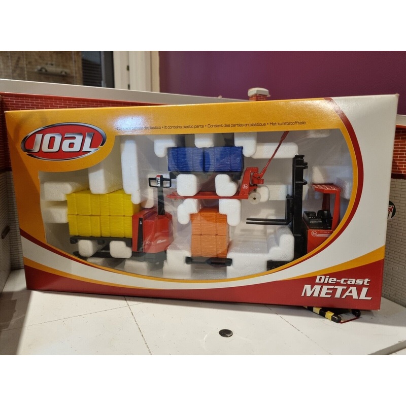 BT RT 1350 SE Forklift Reach Truck + MP-14 + Trolley SET #187 Joal 1:24/1:25