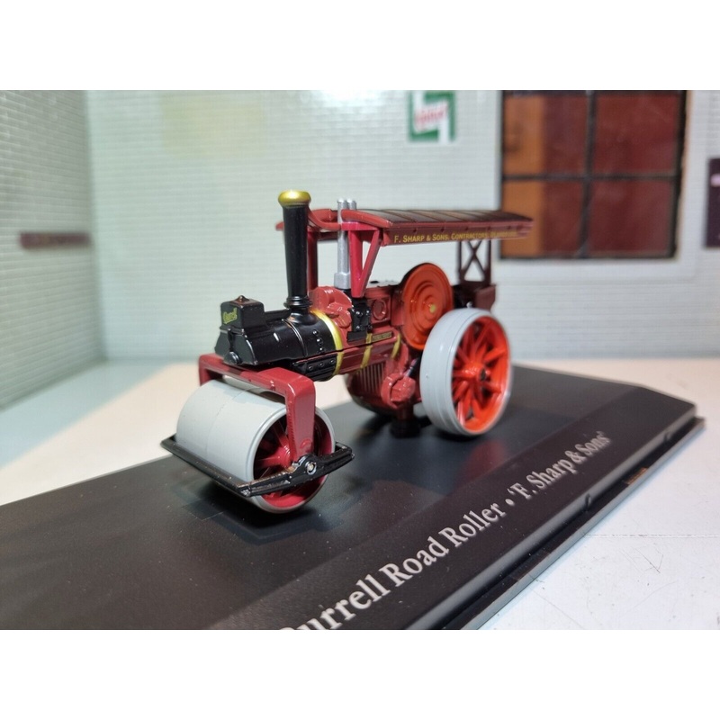 Burrell Road Steam Roller 'F Sharp & Sons' 4654116 Atlas 1:72