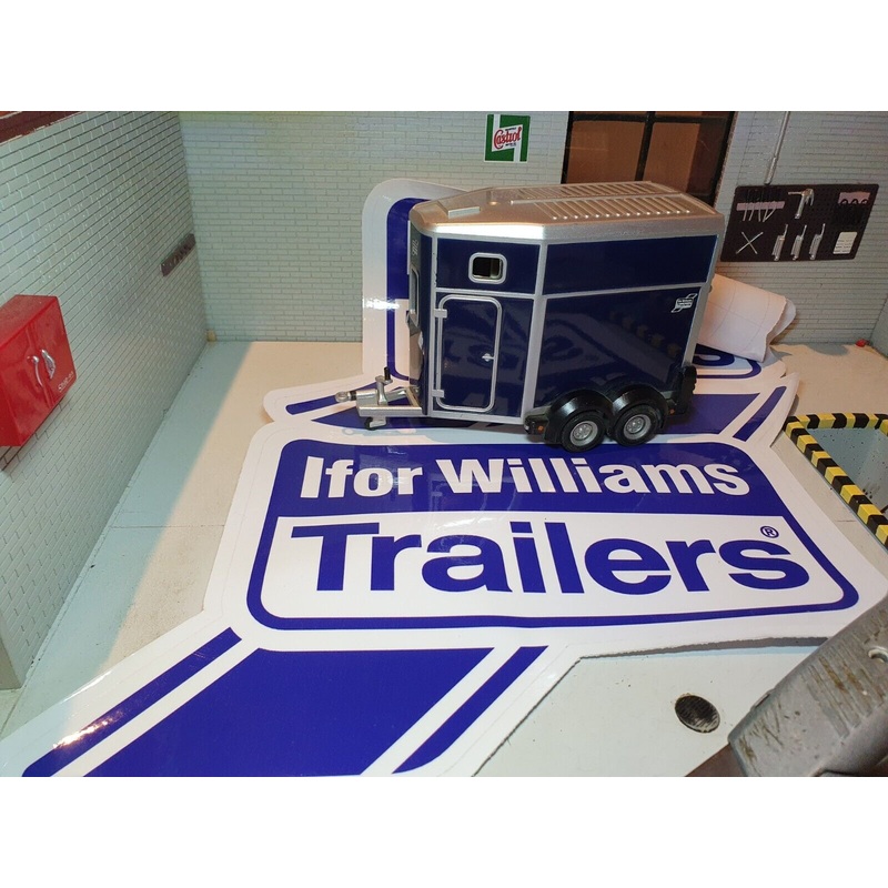 Ifor Williams OEM Plant Twin Axle Builders Box Van Trailer Medium Decal Stickers