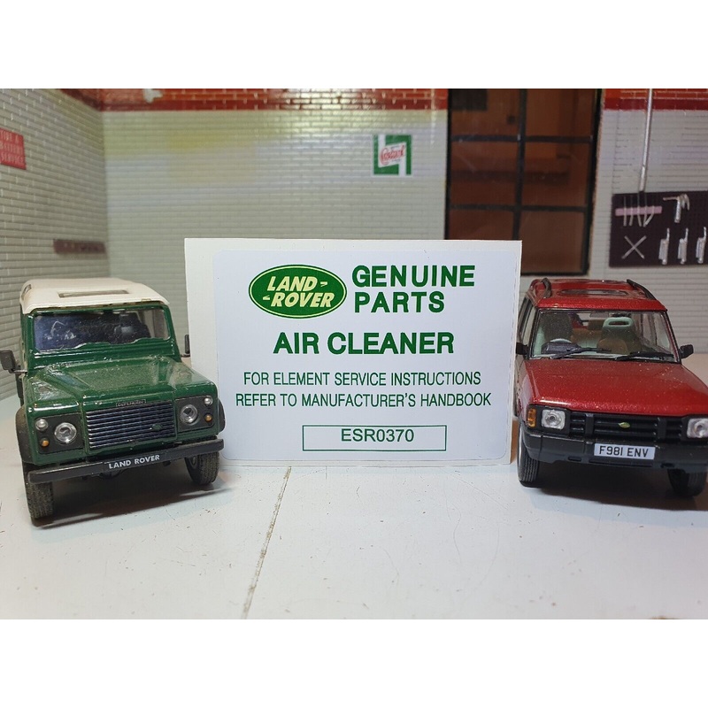 Land Rover Defender, Range Rover Classic, Discovery 1 200TDi, Air Cleaner Label ESR0370