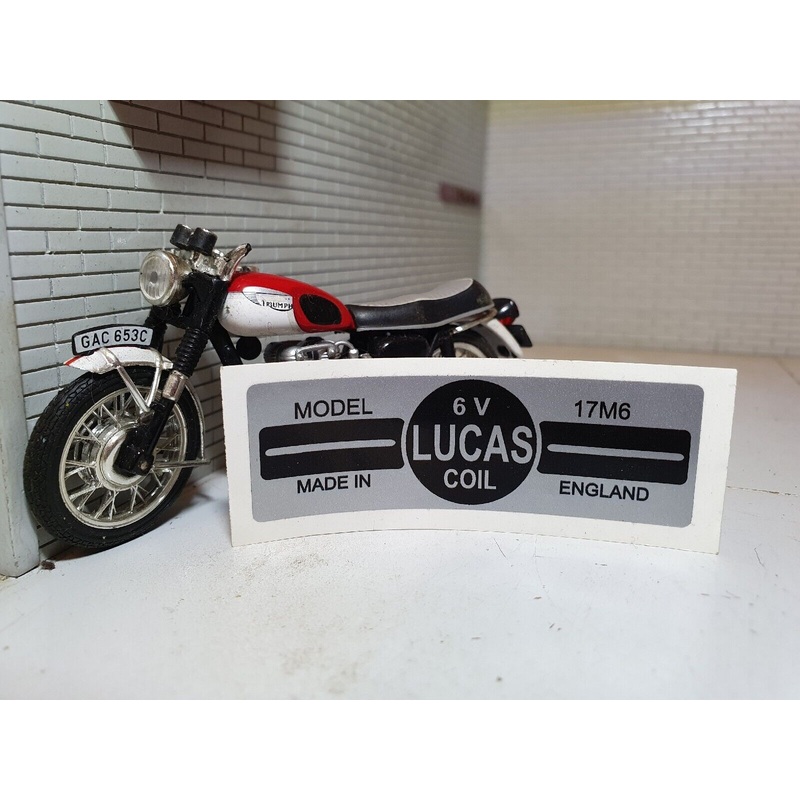 Lucas 6v 17M6 LU47275 Motorcycle Coil Decal