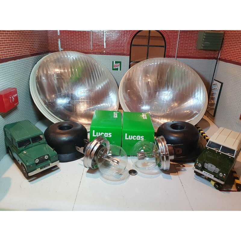 Lucas 7 Headlight Set Land Rover Series 2a