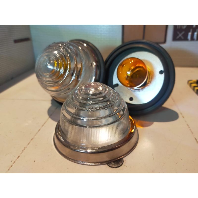 Lucas L594 Clear Lens Indicator Light Glass Turn Signal Unit