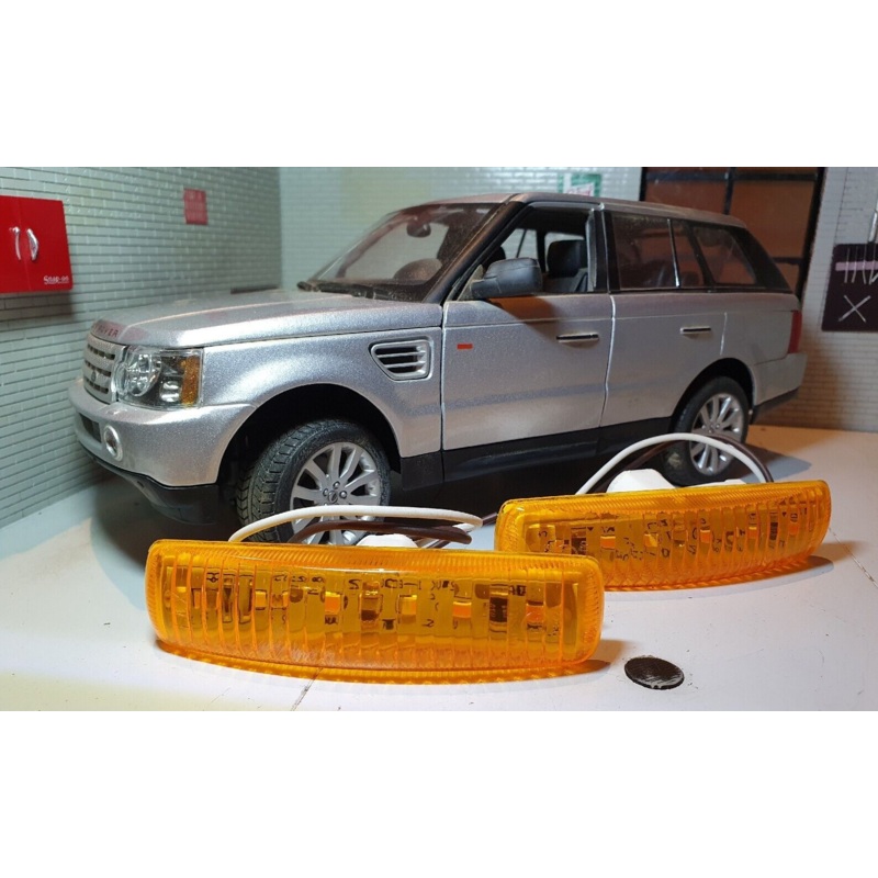 Range Rover Sport Discovery 3, 4 XGB000073 LED Wing Indicator Repeaters (Amber / Clear)