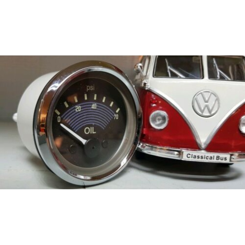 VDO Smiths Oil Pressure Gauge VW T2 Split  1967 12v Dash Panel Gauge & LED bulb