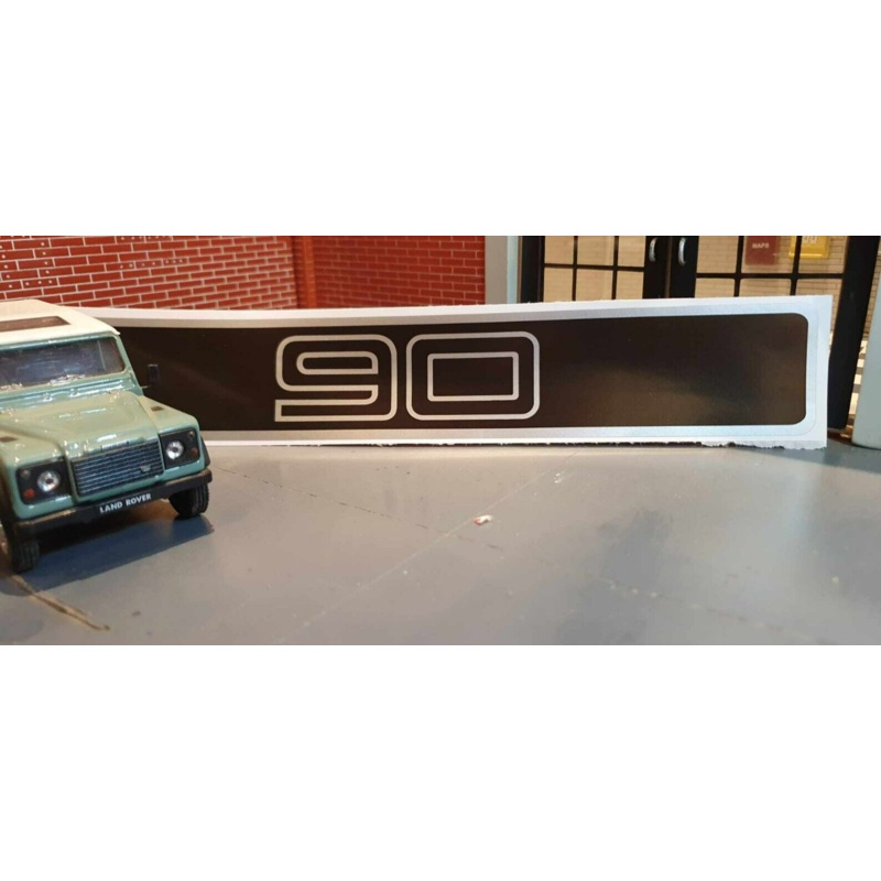 Land Rover Defender 90 19J MXC6396 Bonnet Decal 1988-90