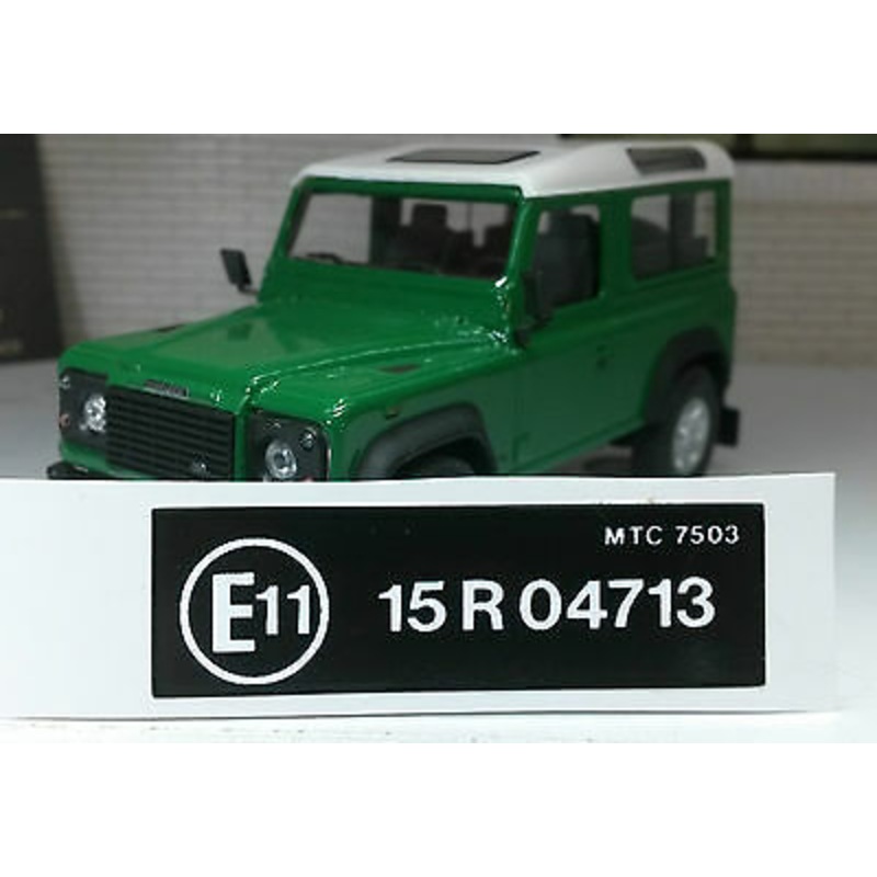 Land Rover Defender 110 90 V8 TDi Bulkhead Engine Bay Decal Label Badge MTC7503