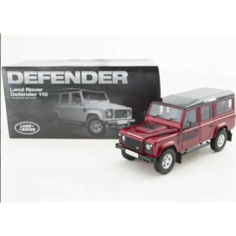 Land Rover Defender 110 Dorlop LWB Red RHD 1:18