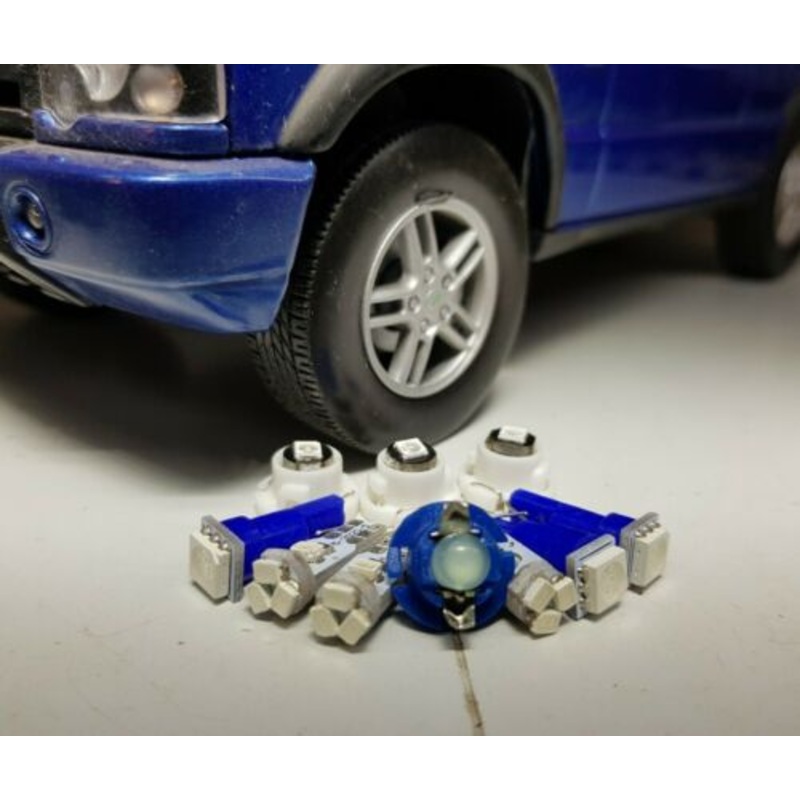 Land Rover Discovery 2 LED AC Aircon Heater Panel & Clock Bulb Set Kit (Choice Of Colour)