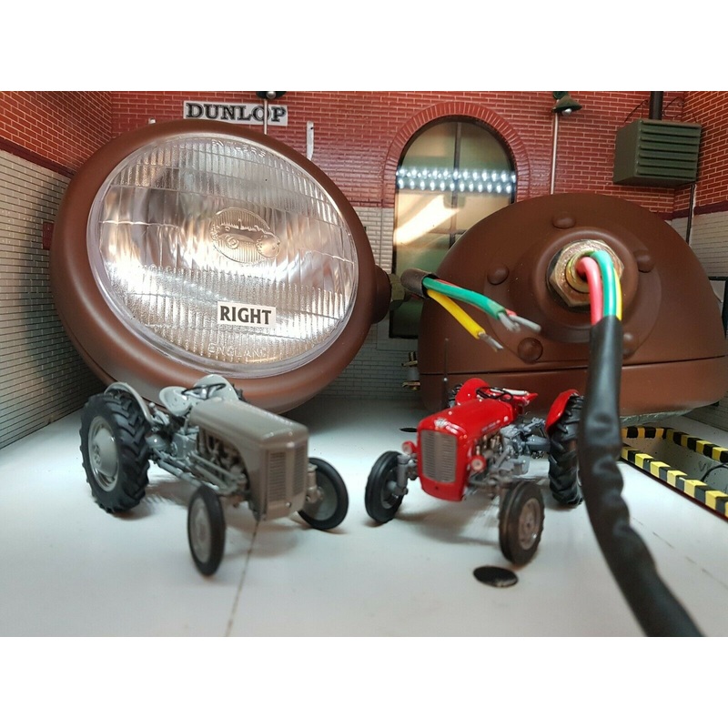 Ferguson HeadLamps TE20 TEA20 TED20 TEF20 OEM Type Butlers Tractor HeadLights x2