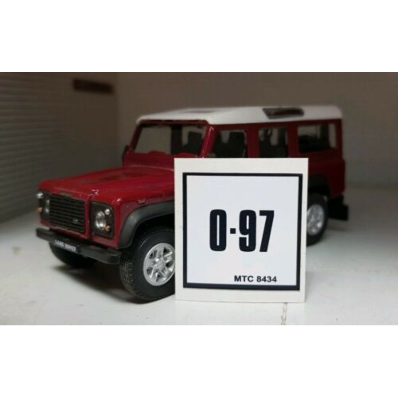 Land Rover 90 110 N/A 2.5 19J Diesel 0.97 Engine Bay Label Decal Sticker MTC8434