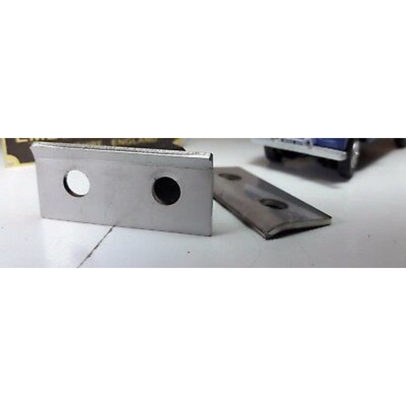 Land Rover Series 1 86 88 107 109 2 2a 3 Stainless Exhaust Rubber Strap Clamp x2
