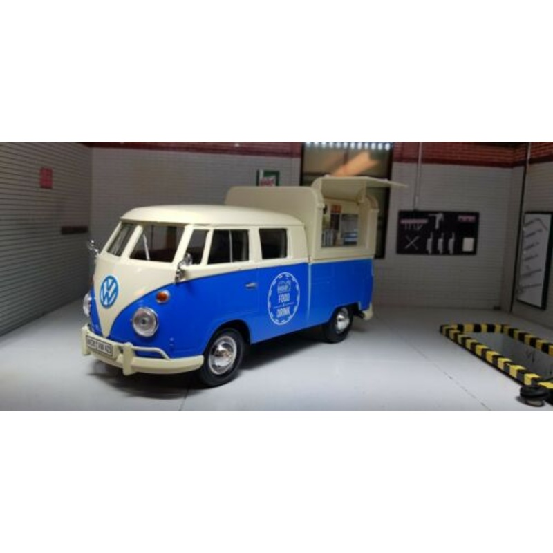 VW Volkswagen T1 Type 2 Food Truck Catering 1962 Motormax 1:24