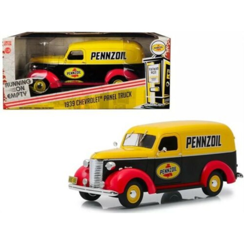 Chevrolet 1939 Pennzoil Delivery Panel Van Greenlight 1:24