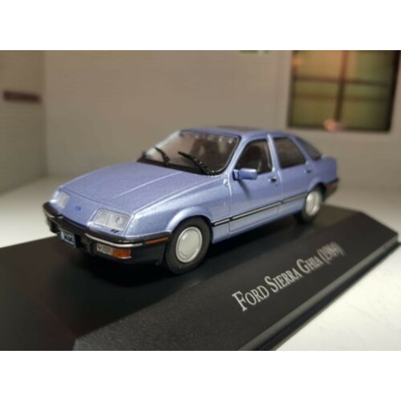 Ford Sierra Ghia 1.6 2.0 Mk1 Blue 1984 Hatchback Demag 1:43