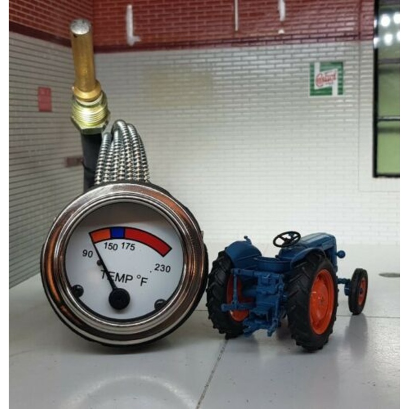 Fordson Dexta Dexter Tractor AC Type White Face Temperature Gauge & Sender