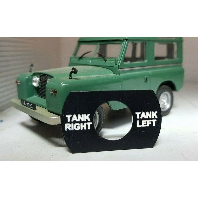 Land Rover Classic Rally Racing Car Twin Fuel Tank Gauge Switch-Over Lucas Tag