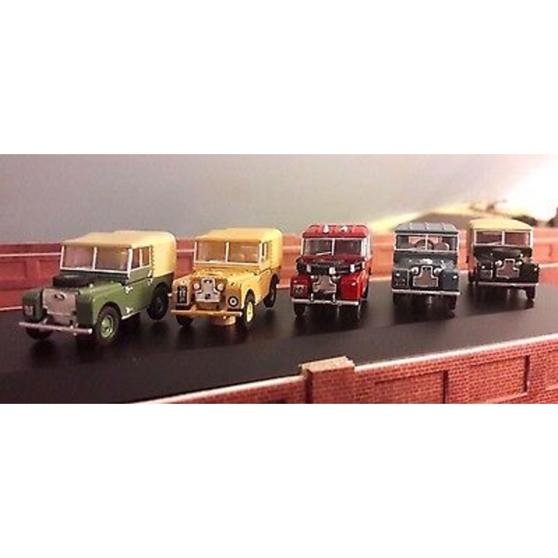 Land Rover Series 1 Gift Set of 5 80 86 88 107 109 Oxford 1:76
