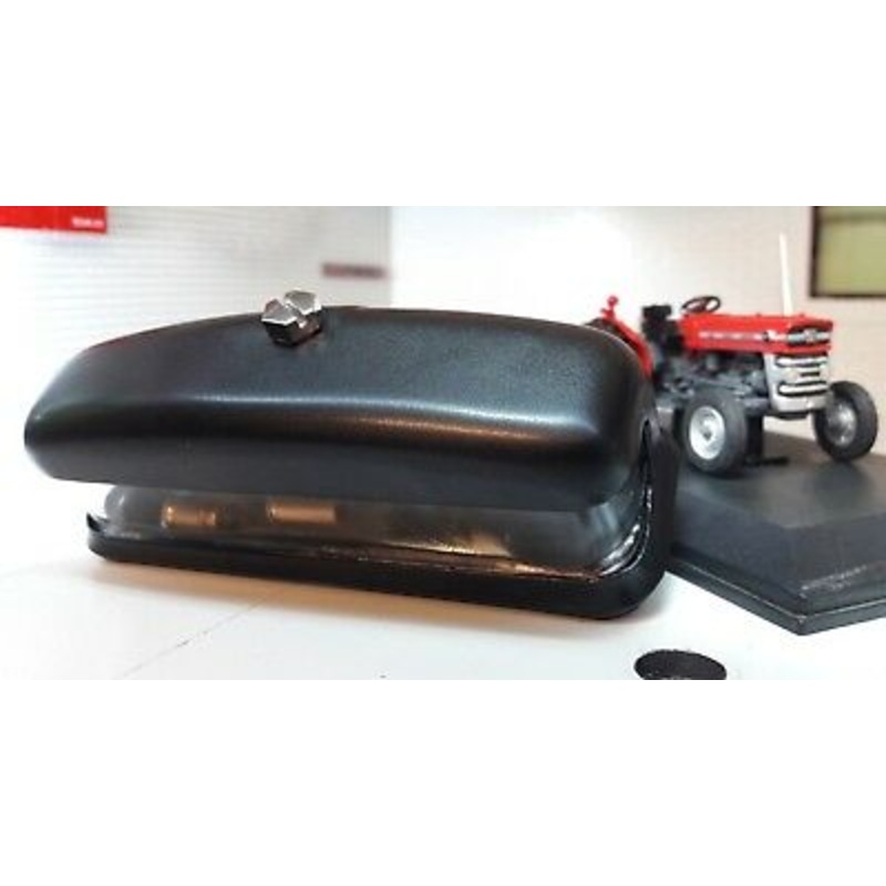 Lucas Repro Tractor Black Brass Glass Numberplate Light