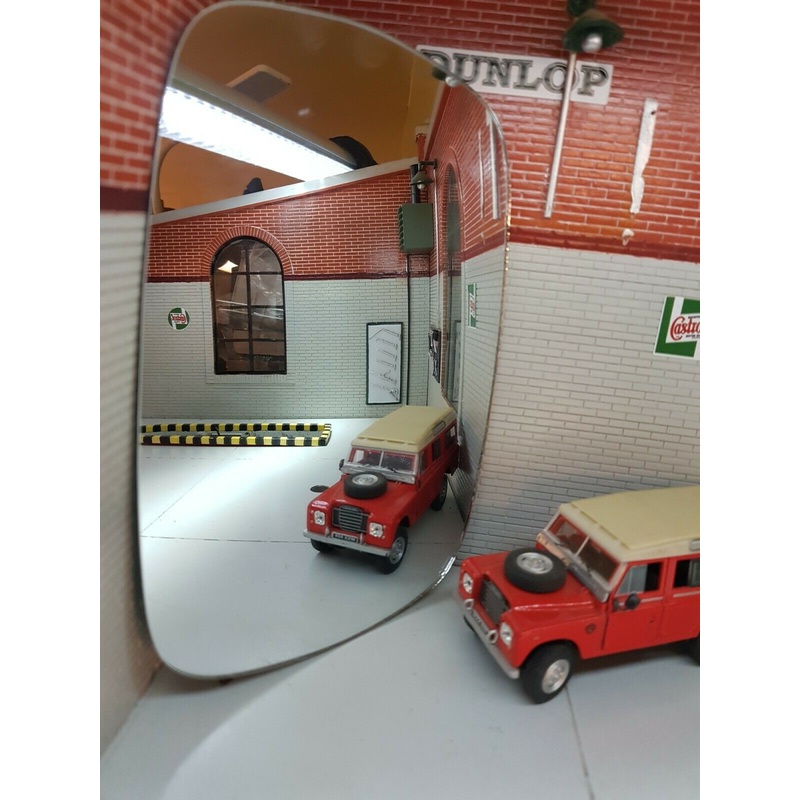 Repair Glass ONLY Land Rover Series 2 2a 3 10x6 Large Convex Door Wing Mirror