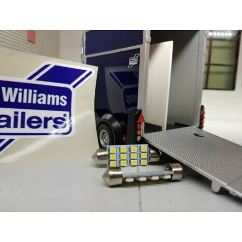 Ifor Williams Horsebox Horse Trailer LED Interior Internal Light Bulbs LLB258 x2