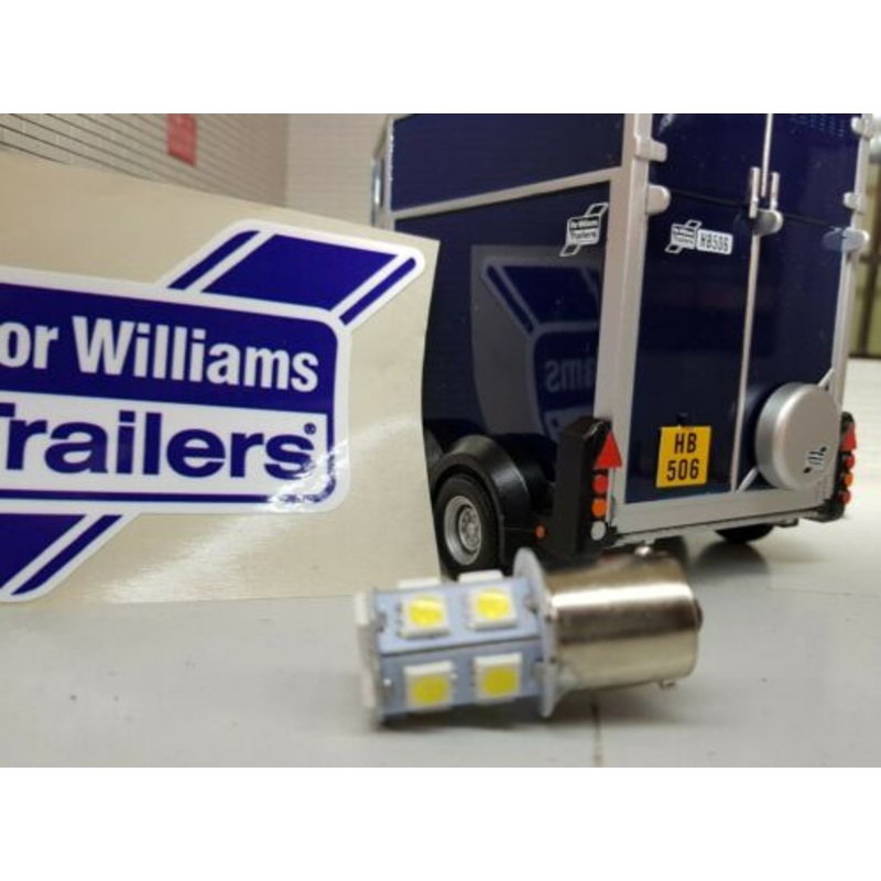 Ifor Williams Horsebox Livestock Tipper Trailer LED Numberplate Light Bulb P0713