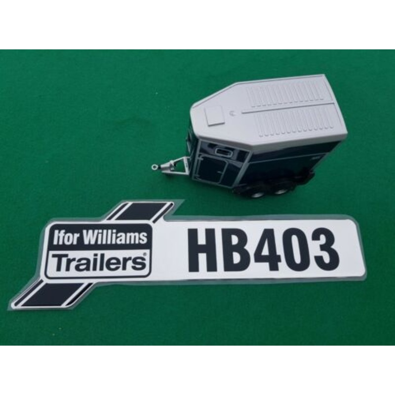 Ifor Williams Single Horsebox Horse Trailer HB403 Rear Ramp Door Decal Sticker