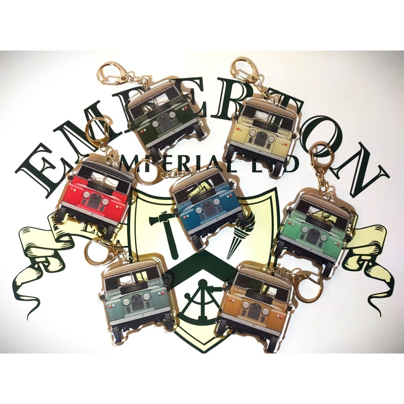 Land Rover Series 2 2a Canvas Top Plastic Moulded Key Rings