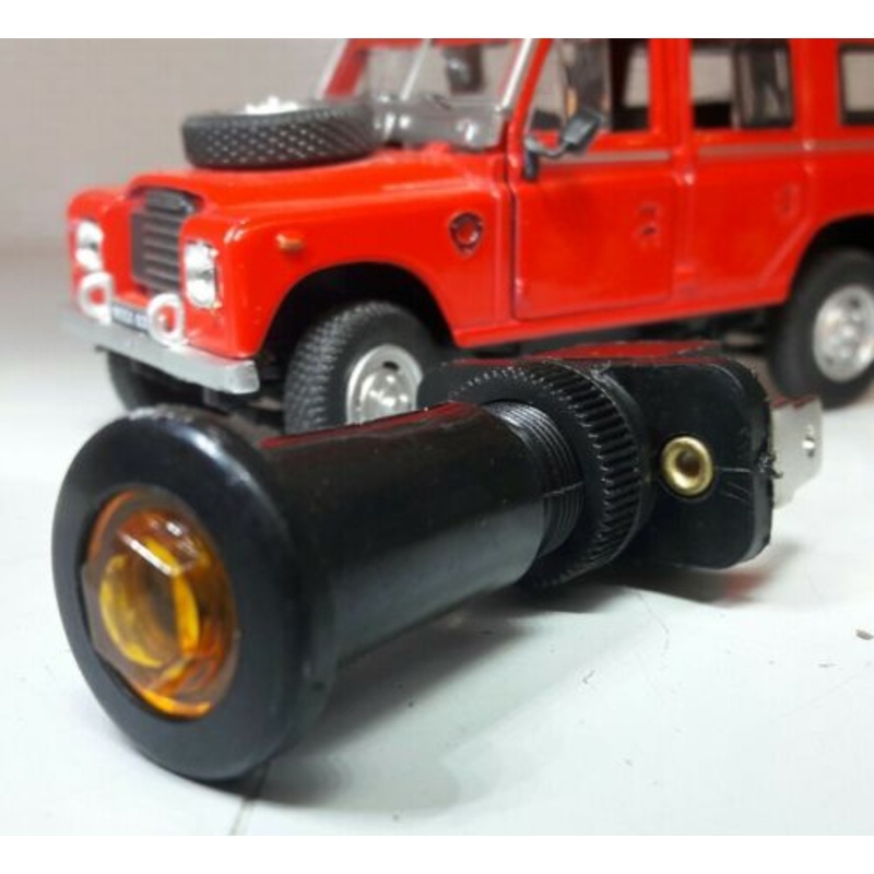 Land Rover Series Lucas Type 31696 Yellow SPB101 LED Illuminated Pull Switch