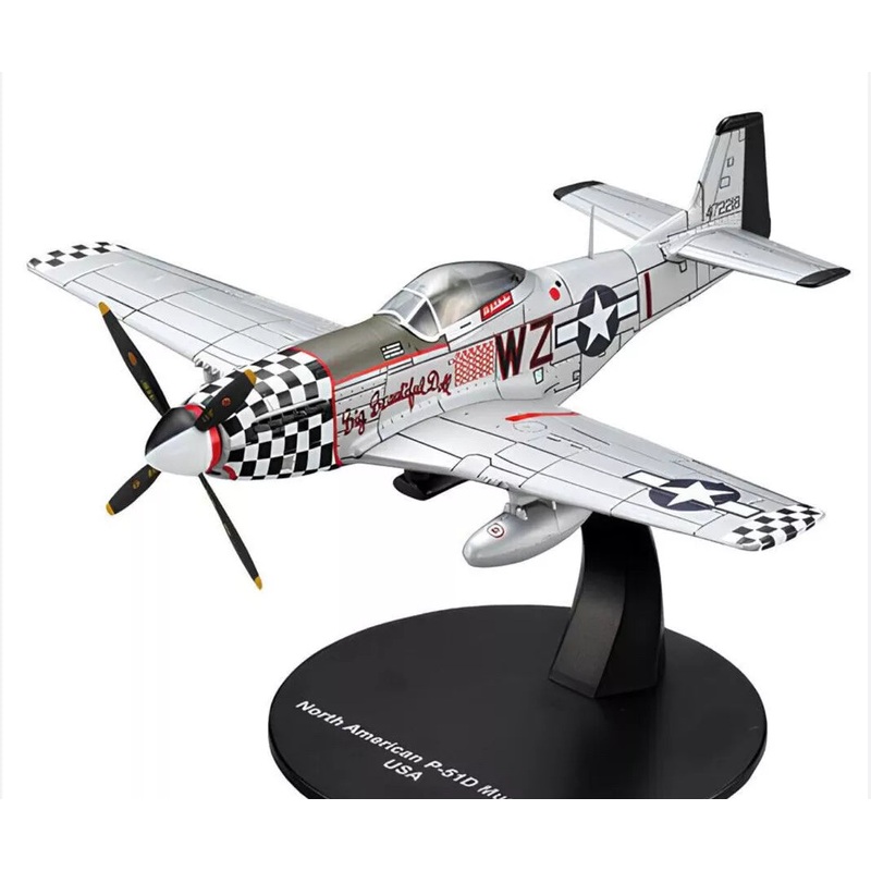 Mustang P-51D 1944 WW2 USAF Plane 1:72