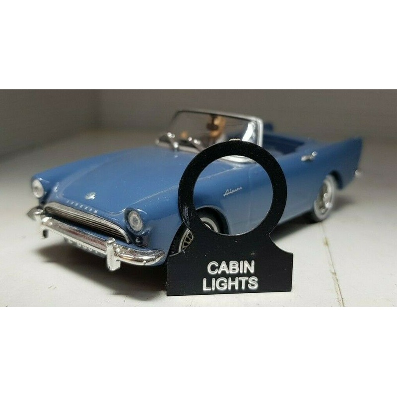 Sunbeam Alpine Tiger Daimler Dart Cabin Lights Switch Tab Dash Courtesy Interior