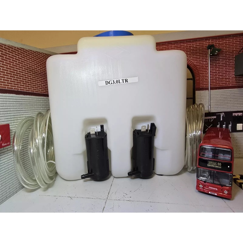 3.0 Litre Windscreen Washer Bottle Dual Pumps