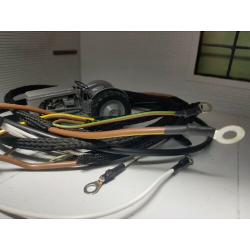 Grey Ferguson Early TE20 20 TVO Petrol Braided Wiring Harness Loom 829700 829701