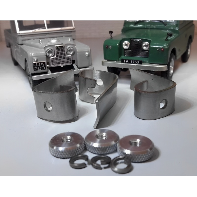 Land Rover Series 1 2 2a Multi Gauge Instrument Jaeger Smiths Binnacle Clamps x3