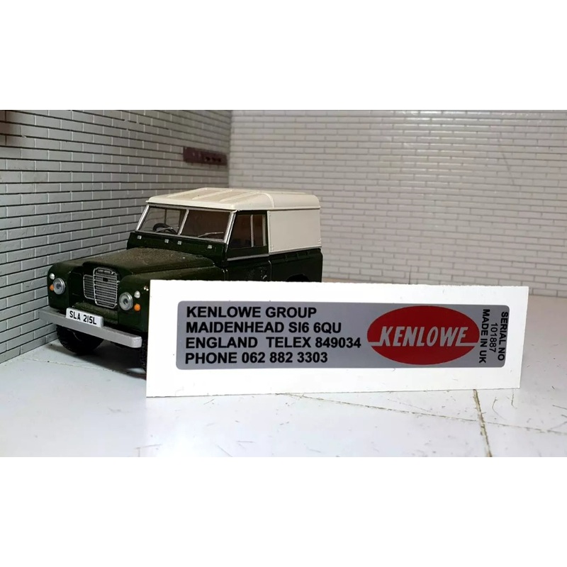 Land Rover Series 2a 3 Defender Kenlowe Electric Fan Decal