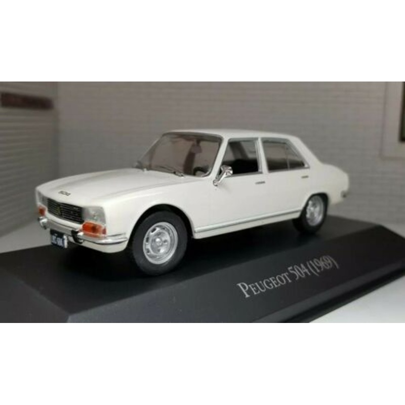 Peugeot 504 Saloon 1969 White 1:43