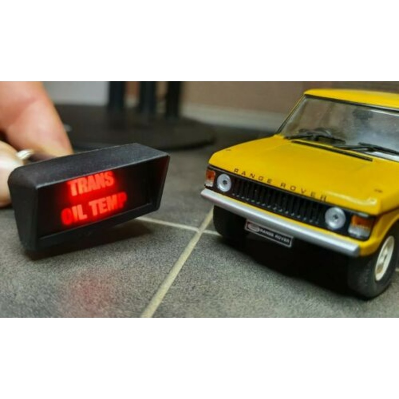 Range Rover Classic Transmission Oil Temp Warning Light Dash Panel PRC3104