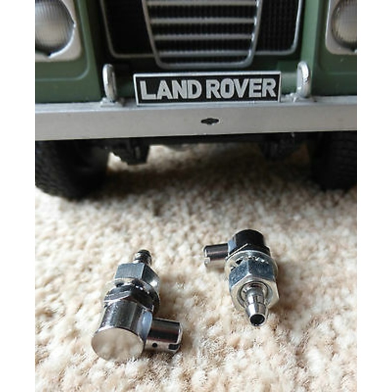 Austin Healey Frogeye Bugeye Sprite Chrome WSB136 Windscreen Washer Jets x2