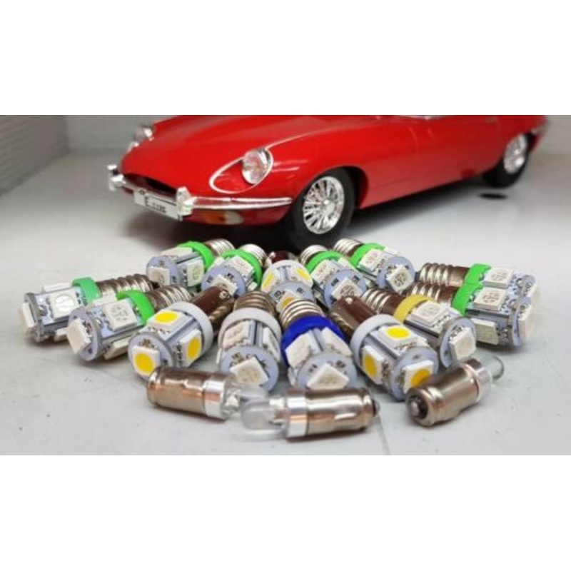 Jaguar E Type LED Instrument Dash Panel Bulb Set Kit