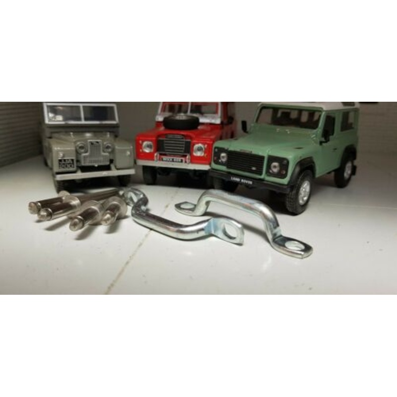 Land Rover Series 2 2a 3 Canvas Rope Zinc Plate Staples RRC3966 Aluminium Rivets
