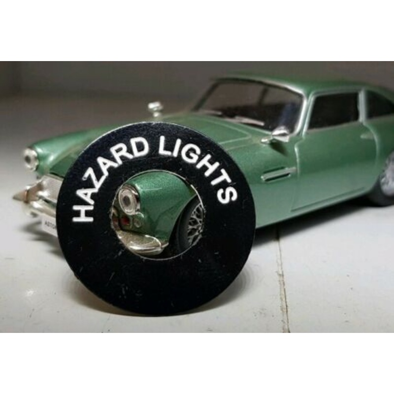 Rover 2000 P6 Classic Car Metal Switch Collar Badge Label Hazard Light