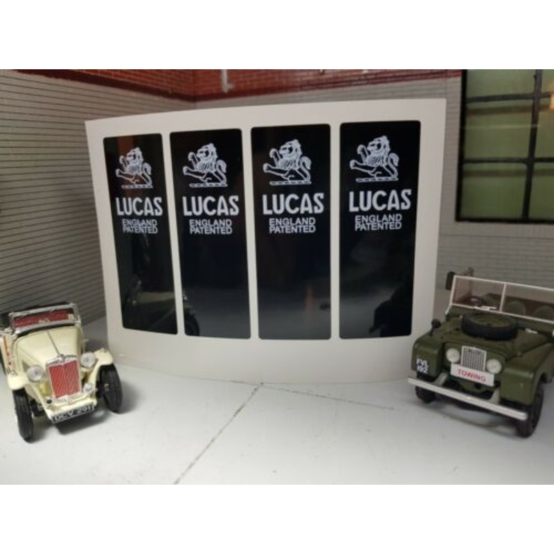1940-60 Land Rover Series 1 Lucas Patented England Wiring Loom Wrap Labels